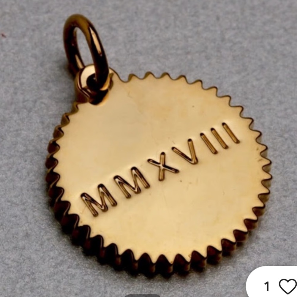 New Retired India Hicks 14K  Gold Plated Necklace Pendant 2018
